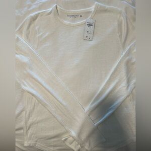 Abercrombie & Fitch Soft Cream Top